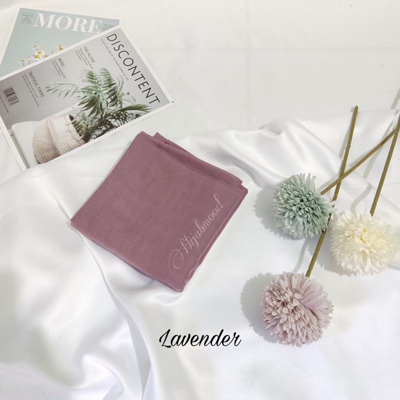 Paris Premium Voal // Paris Premium // Segi Empat Paris Polos-lavender