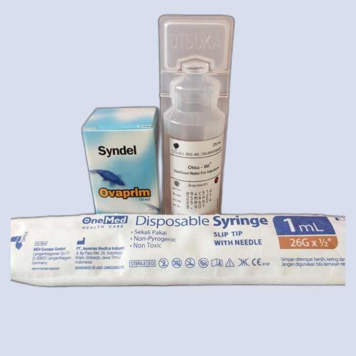 Paket Ovaprim + Pelarut + Jarum Suntik