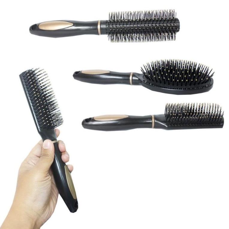 COD Sisir Rambut Wanita Isi 3 Pcs / Sisir Rambut Wanita Anti Kusut Set 3 Pcs / Sisir Set 3 Pcs / Sis