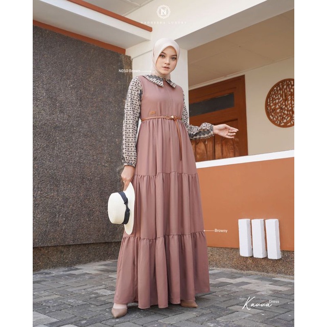 Kavva Dress | Dress Kondangan Simpel | Dress Muslimah