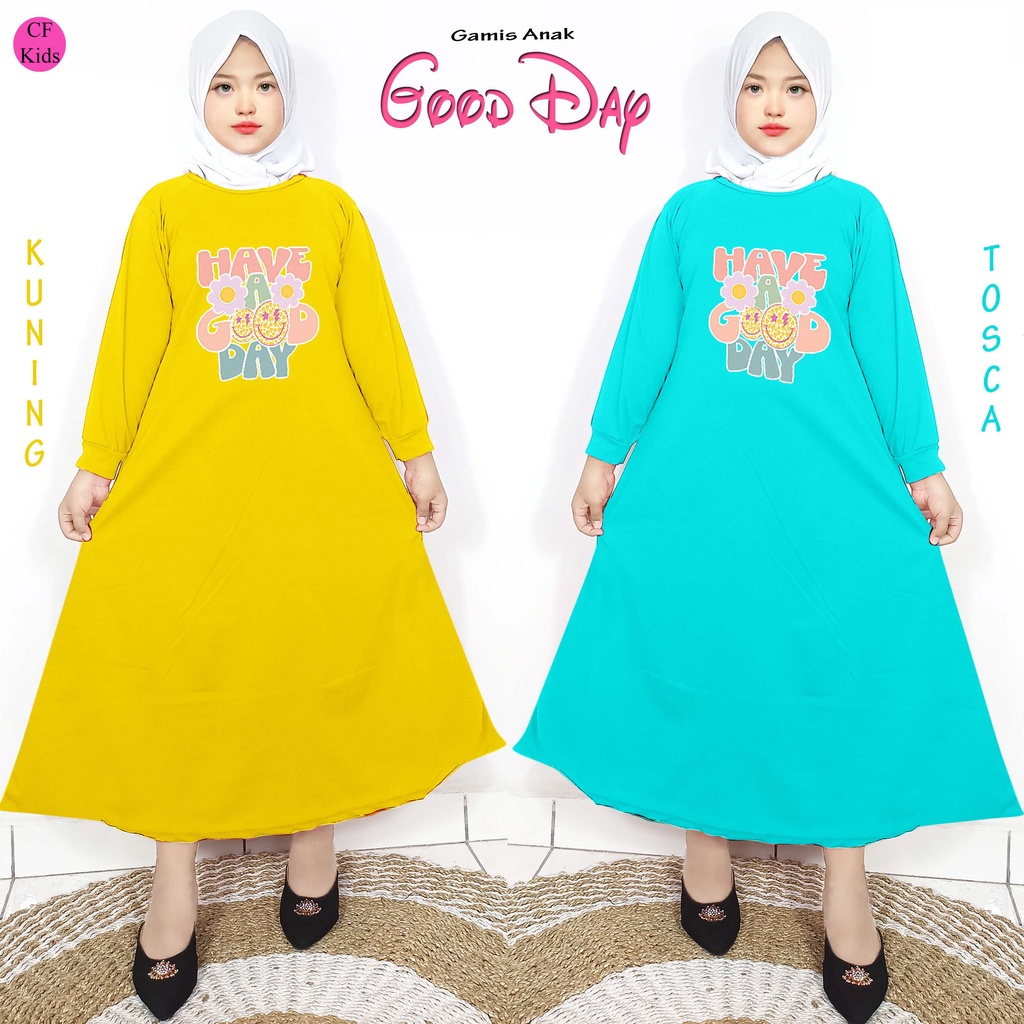 Gamis Anak Perempuan DTF Good Day CKids