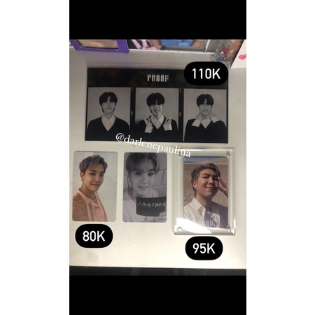 Jin Tryptich Namjoon pob proof Jhope compact rpc