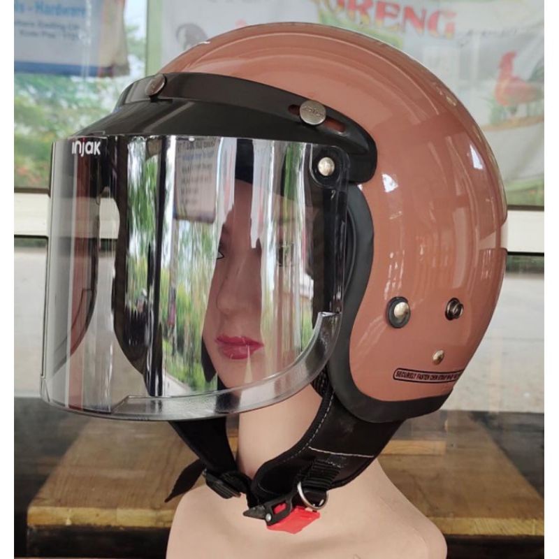 Helm Bogo Retro Dewasa Original NHR SNI