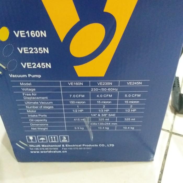 vacum pump ac value ve 160 motor 1/2 pk vacum pump