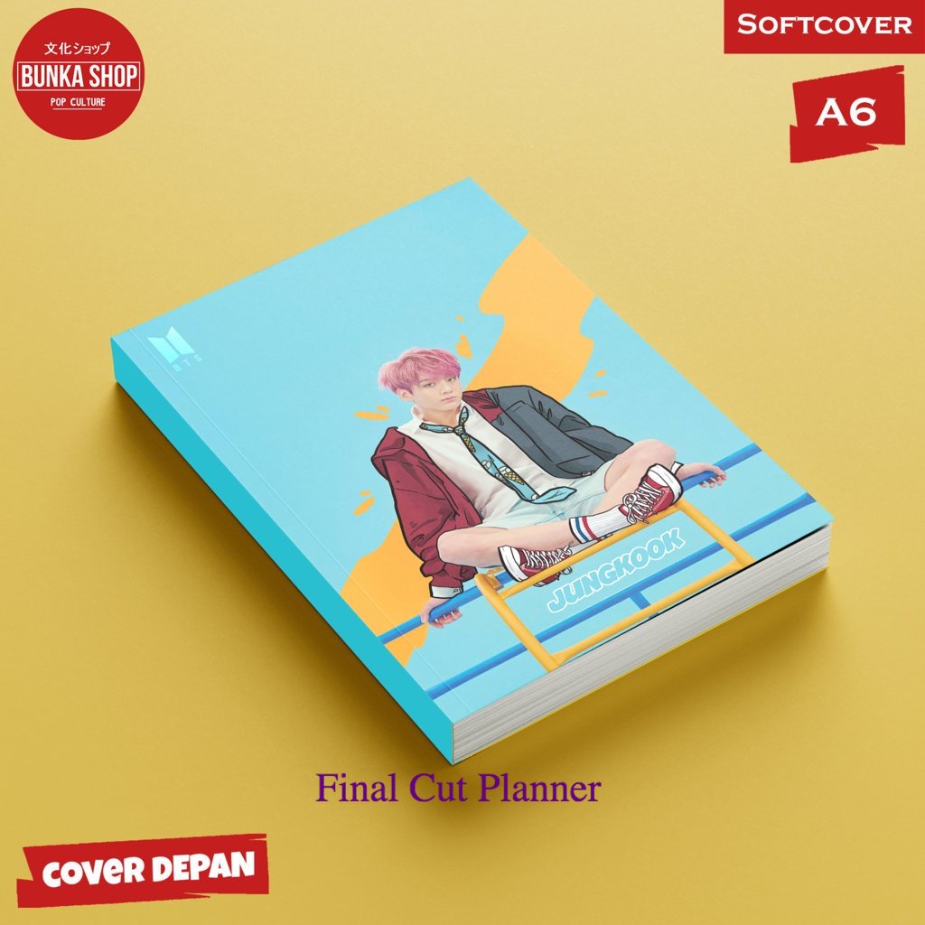 

Pocket Note KPOP BTS Jungkook Softcover A 6 Buku Tulis Catatan Notes Agenda Planner Jurnal .