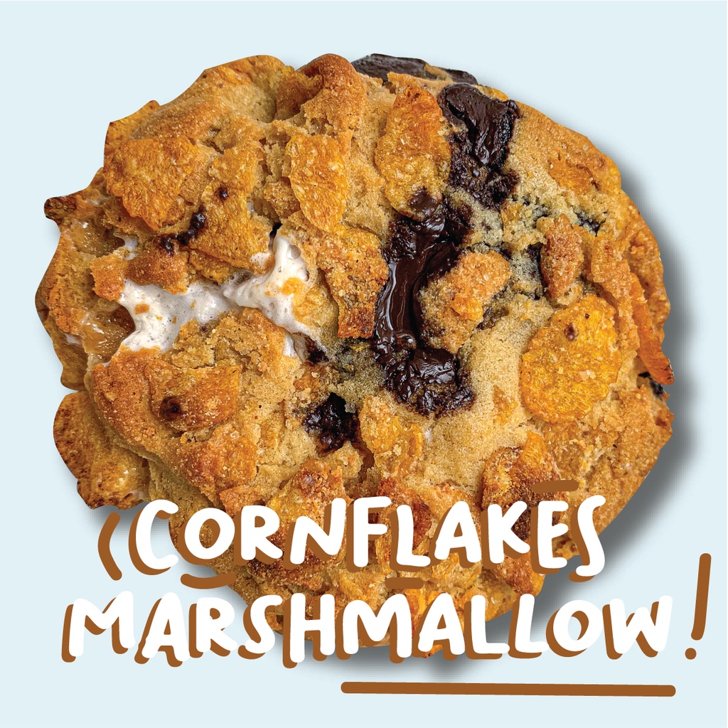 

Cornflakes Marshmallow Cookies - by Sweet Deys