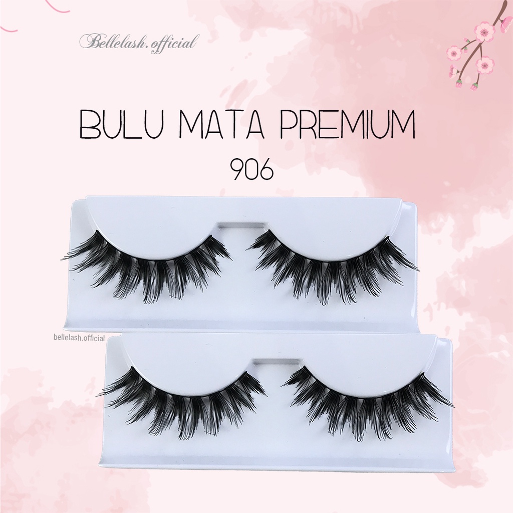 906 Bulu Mata Palsu Handmade Natural False Eyelash Eye Lashes Premium Series