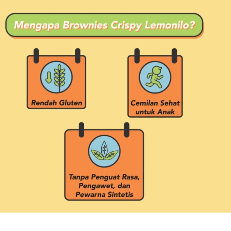 

Pro Seller--Lemonilo Brownies Crispy 40gr 1tahun+