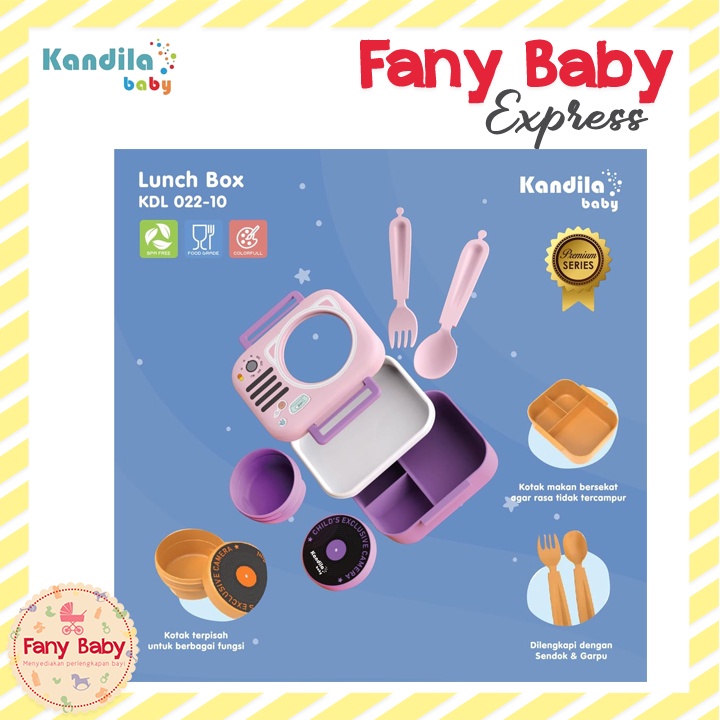 KANDILA LUNCH BOX WITH SPOON 680ML / KDL022-10