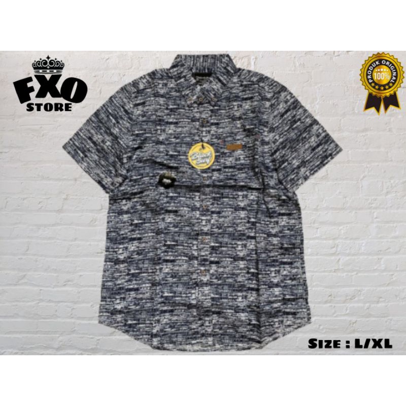 Kemeja Pria Distro Casual BLACK SURF ORIGINAL