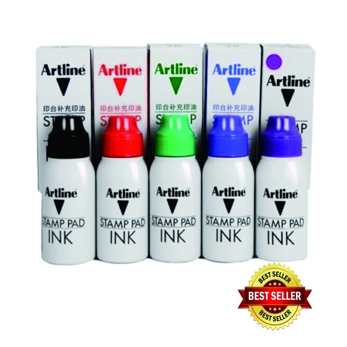 

Hemat Tinta Stempel Artline / Tinta Artline Stamp Pad Ink - Hitam Gilaa!!!