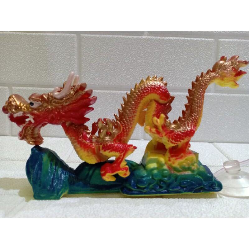 Hiasan Aquarium Naga Dekorasi Ornamen Bentuk Naga untuk Akuarium