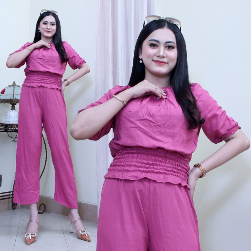 Setelan Cp Rayon Wanita Abg/Remaja | Yg Lagi Hits Produk Terbaru | One Set Rayon Terlaris