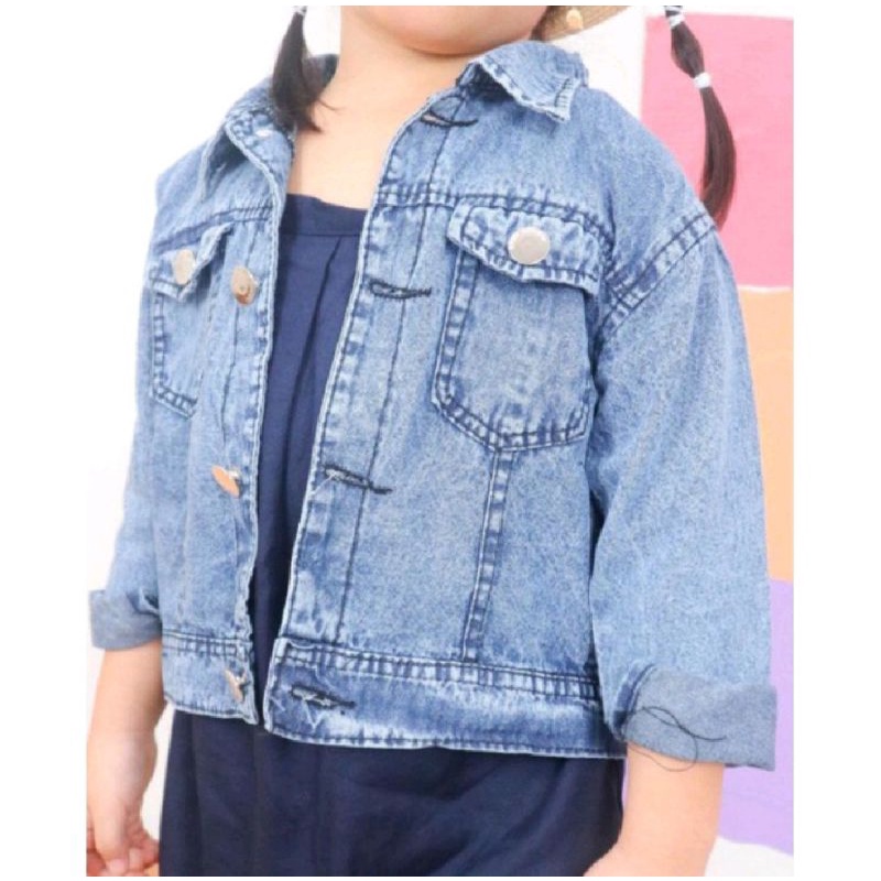 OUTER/KEMEJA JEANS JAKET DENIM ANAK MURAH BAGUS LEMBUT BRANDED