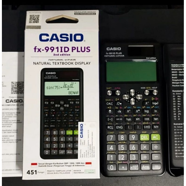 

kalkulator casio scientific FX 991 ID PLUS | FX-991 ID PLUS
