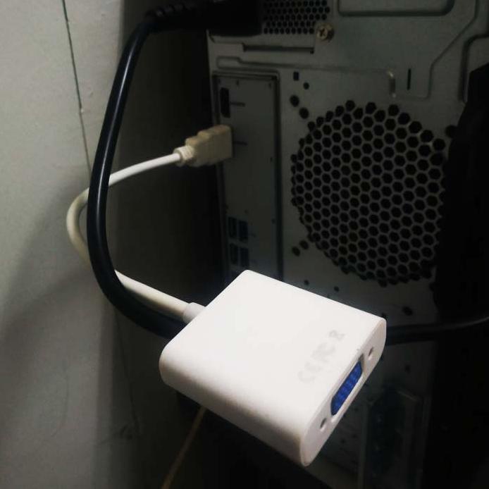 T9f9E--KABEL ADAPTER HDMI KE VGA FEMALE LAPTOP TV MONITOR NOTEBOOK CONVERTER KONVERTER SAMBUNGAN COL