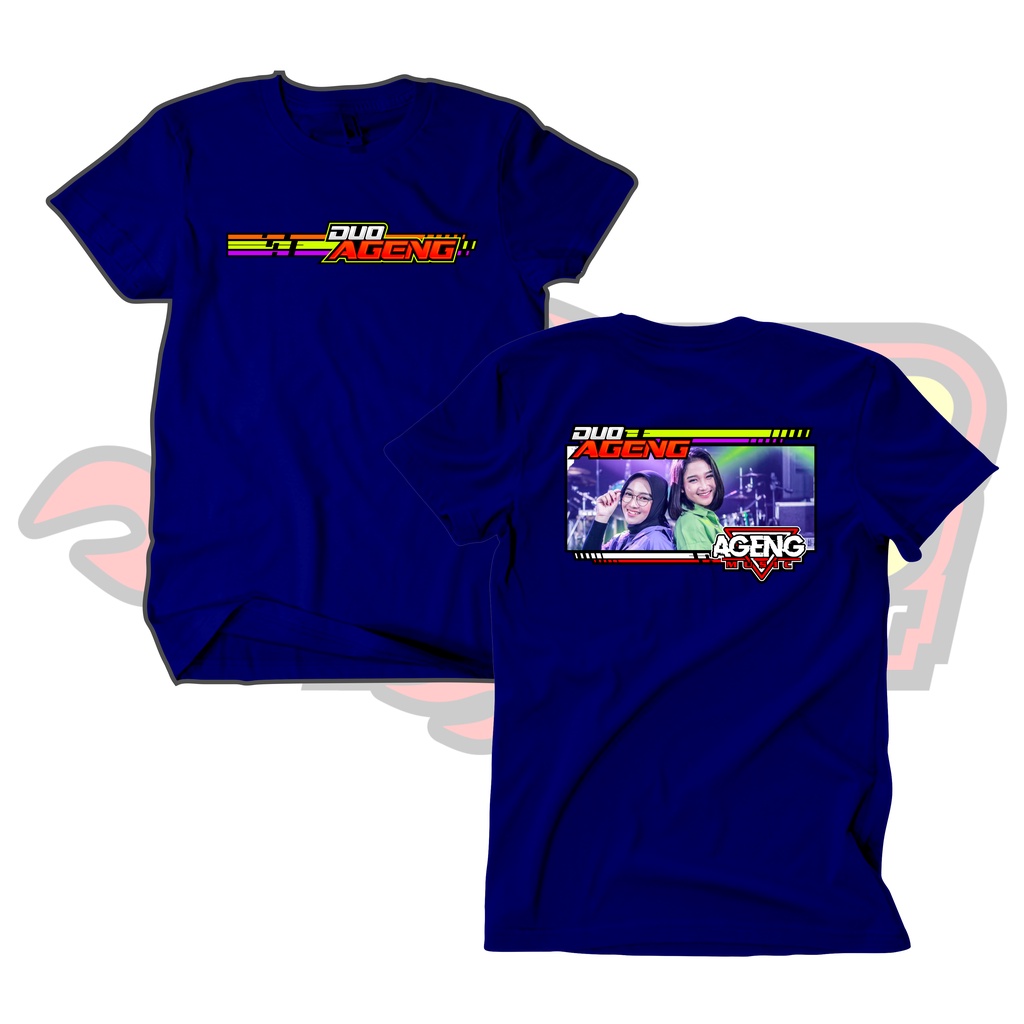 Kaos Duo Ageng Musik Ramayana Katun Combed Distro