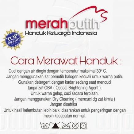 HANDUK MERAH PUTIH 50x100 / HANDUK 50x100 MERAH PUTIH / HANDUK MANDI / HANDUK DEWASA ◦ AIP.18Oc22ž