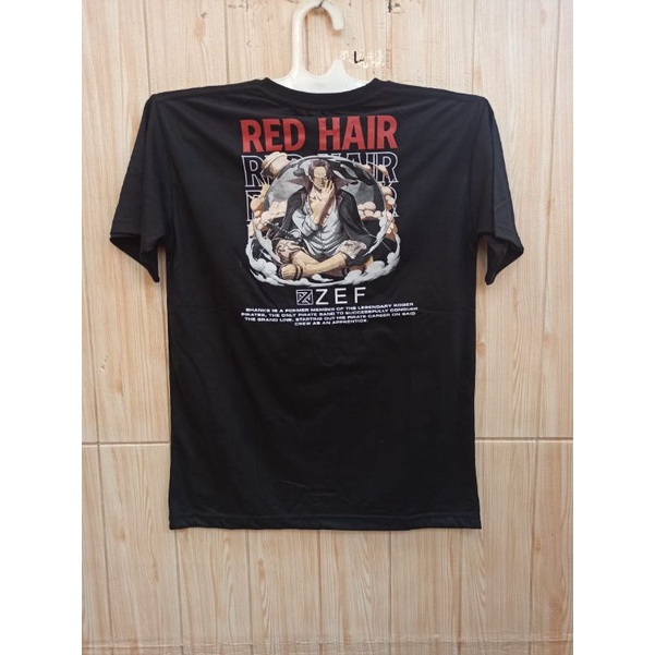 kaos distro unisex terlaris red hair