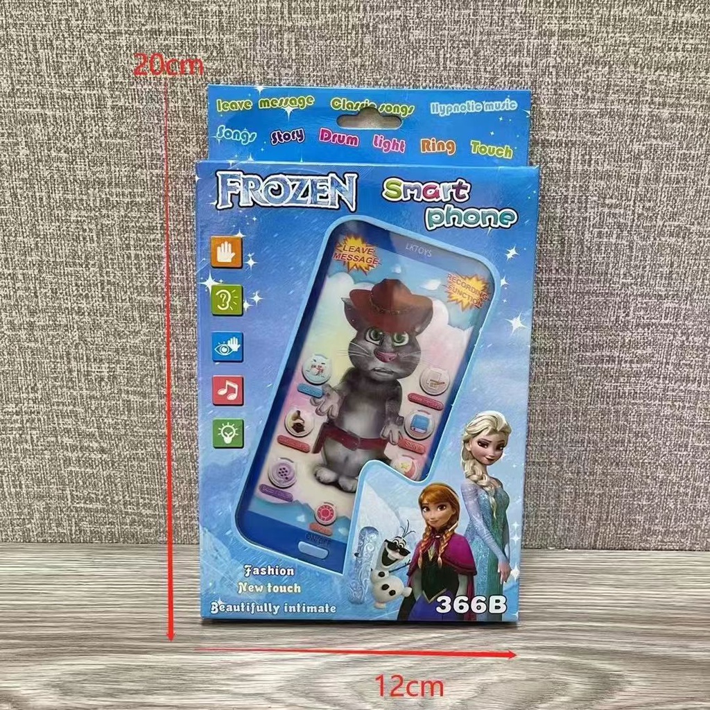 MAINAN ANAK HP SMARTPHONE MUSIK/MAINAN HP MY TALKING TOM / Simulasi Handphone Touch Screen