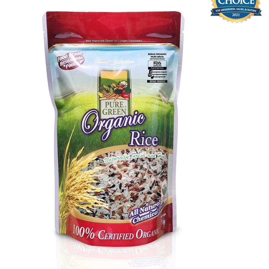 

✨TERBARU✨ Puregreen Organic Rice Beras Organik Multi Ethnic (Kombinasi All Varian) 1 kg !!!