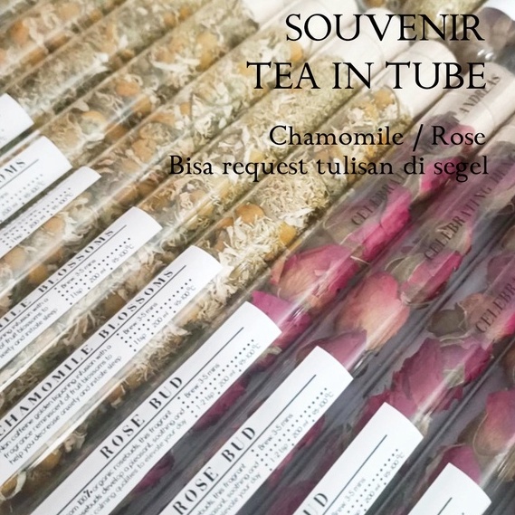 

TEA IN TUBE/GIFT/souvenir pernikahan murah / gift / teh bunga