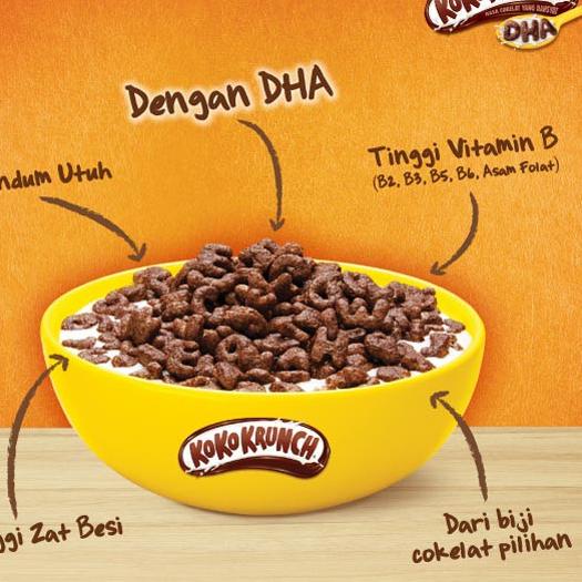 

10.10 Terlaris Nestle KOKO KRUNCH DHA Sarapan Sereal Coklat 220g !