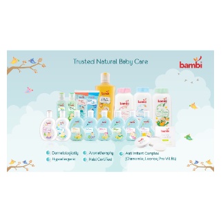 Bambi Baby Care Cologne / Compact Powder / Hair Lotion / Anti Mosquito / Face Cream / Diaper / Prickly Powder / Mild Lotion / Bambii Baby