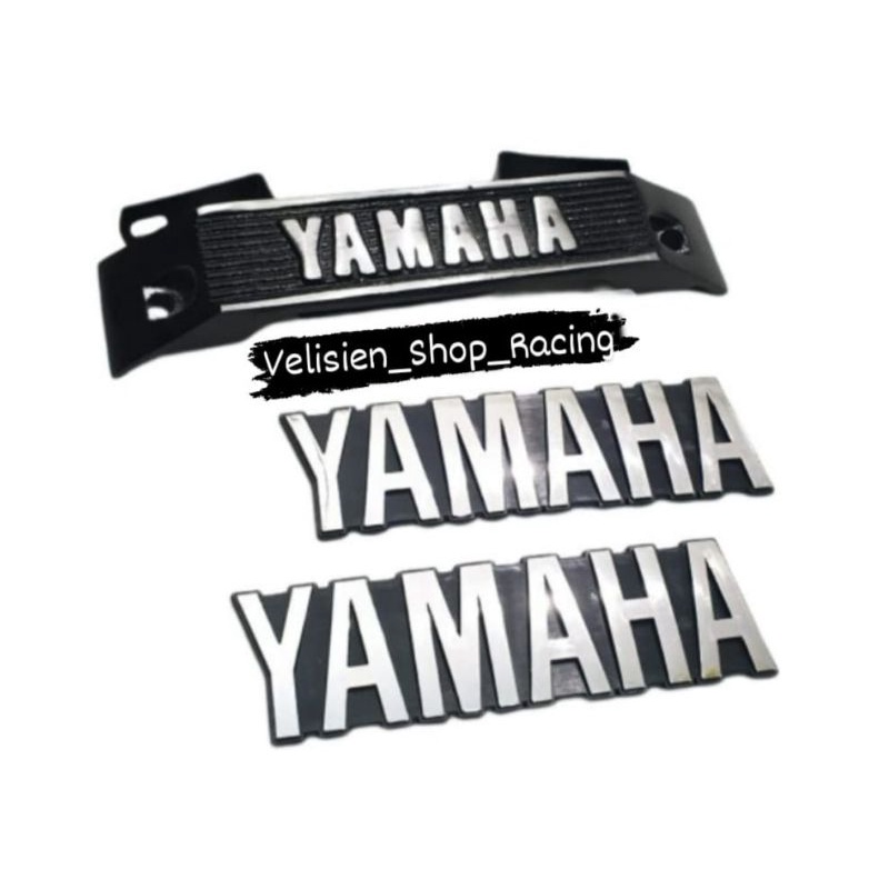 Paket Kumis Rx King Depan Yamaha + Emblem Logo Yamaha RX King SET