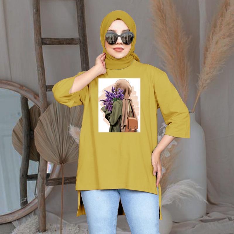FC - TUNIK BASIC OVERSIZE WANITA HIJAB'S VARIASI 050 DTF