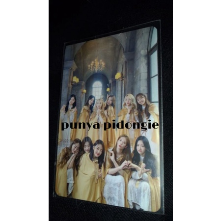 LOONA PHOTOCARD GRUP LIGHTSTICK 1.0 PC GRUP OT11
