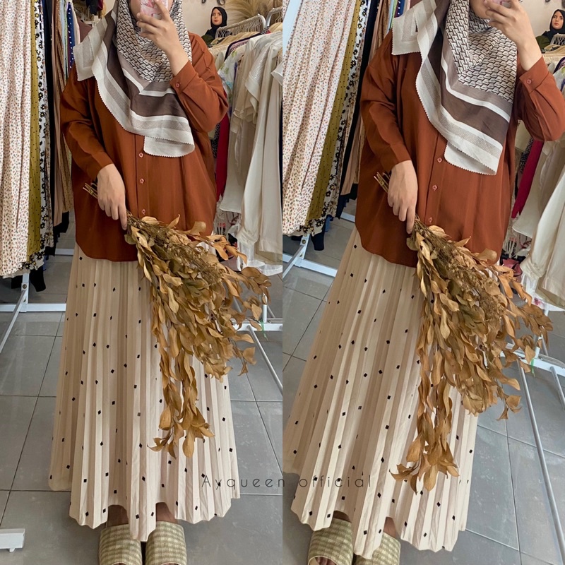 ROK MOTIF | ROK PANJANG | ROK ALA KOREA | ROK PLISKET | ROK SERUT