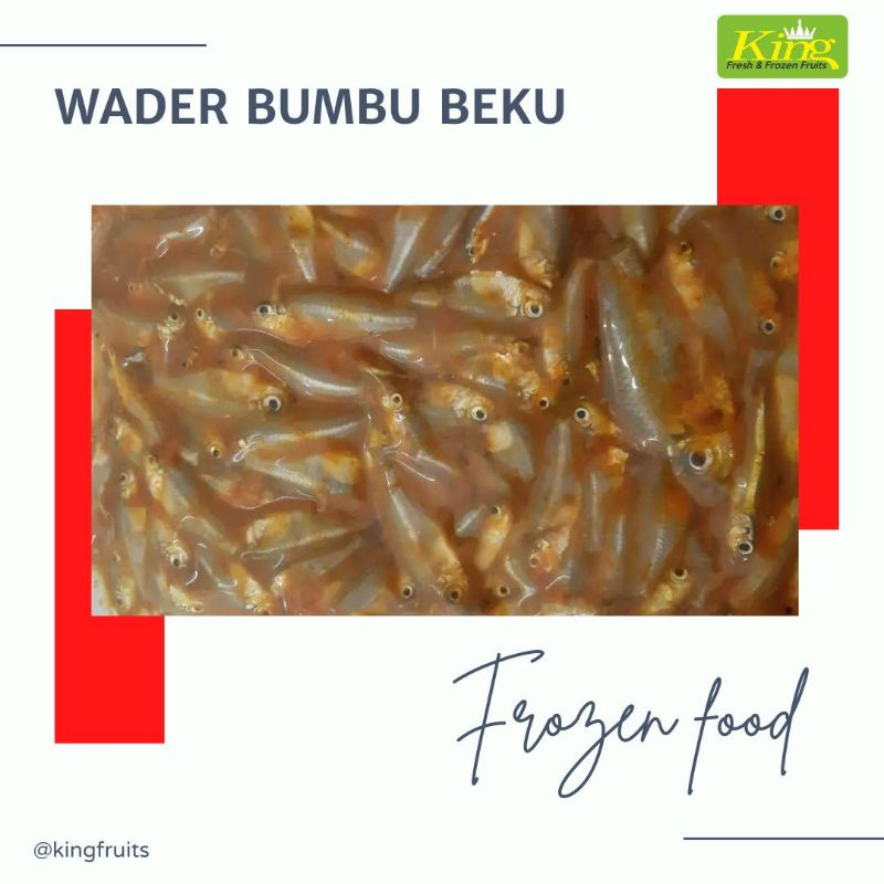 Wader bumbu beku 500gr, wader bumbu, ikan wader bumbu