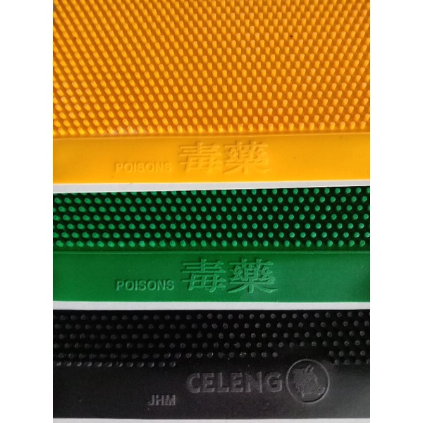 karet tenis meja bintik jahanam criminal x2,poisons dan celeng