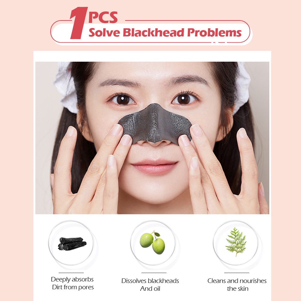 SANIYE Blackhead Mask Pembersih Komedo Black Mud Nose Jerawat  Deep Cleansing Blackhead Remove BH001