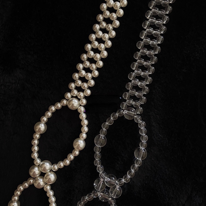 FANMY | anandeep pearl strap bag 50cm | tali tas mutiara | tali tas | tali tas selempang | beads str