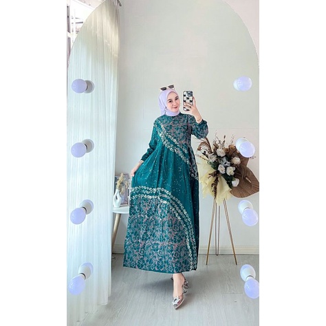 BISMILLAH GAMIS TWILL ORI PREMIUM / HOMEY DRESS / CANDI  MEKAR / TWILL GAMIS
