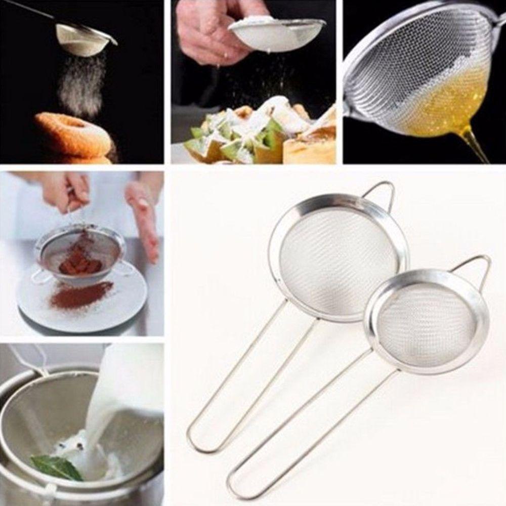 [Elegan] Colander Stainless Steel Mesh Flour Sieve Saringan