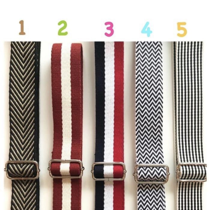 PROMO TAS WANITA Marhen.J Joy F Strap - StripeCreamWine TERBARU TAS WANITA IMPORT KEKINIAN RANSEL KE