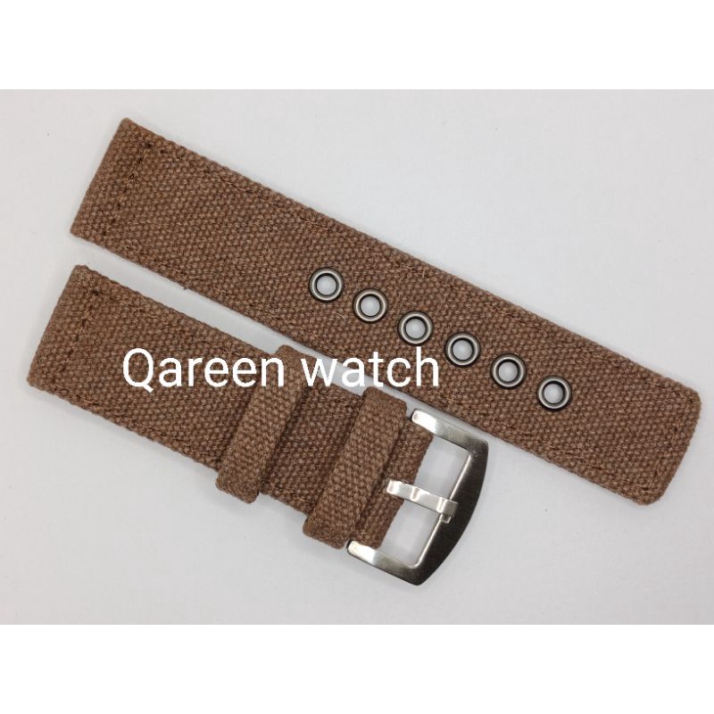 Strap Tali Jam tangan Kanvas Nato Tali Jam Tangan kain Sabuk jam tangan gesper jam tangan pengait tali jam tangan