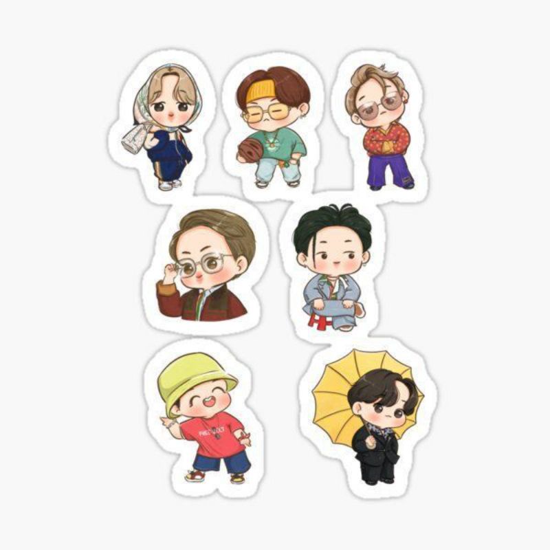 

JUAL STICKER BTS 25 PCS RANDOM MURAH