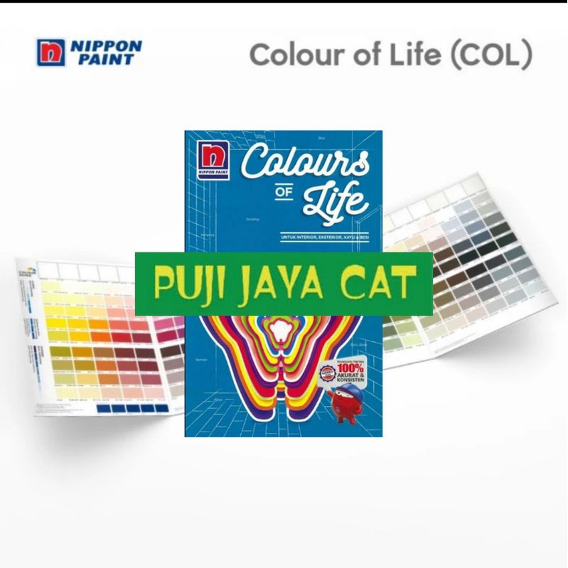 KATALOG SAMPEL WARNA CAT TEMBOK NIPPON PAINT