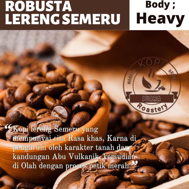 

SPECIAL PRICE Kopi Premium Specialty 1Kg Kopi Robusta Java Lereng Semeru @ 848