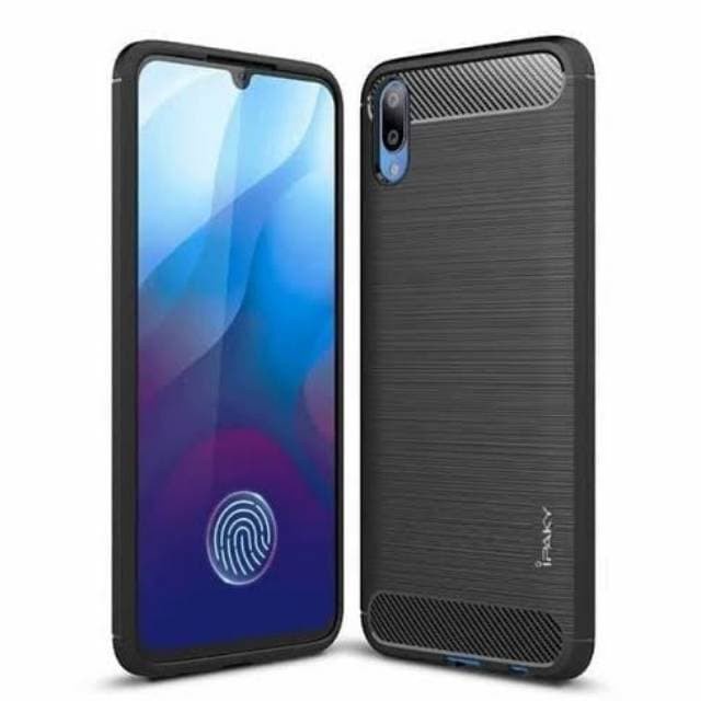 CASE SLIM FIT CARBON IPAKY VIVO Y91C / Y93 SOFTCASE - GA