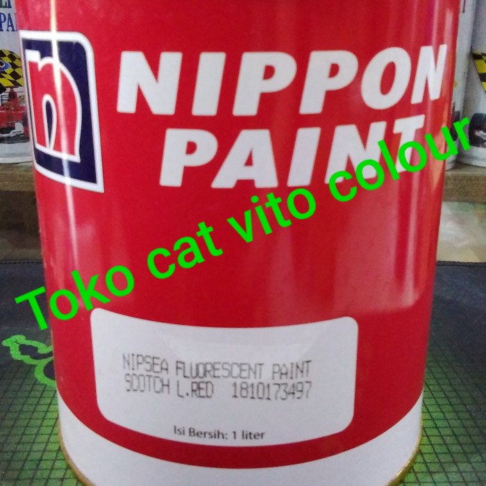 

Bagus Nippon Paint Nipsea Fluorescent Scotch L.Red Limited