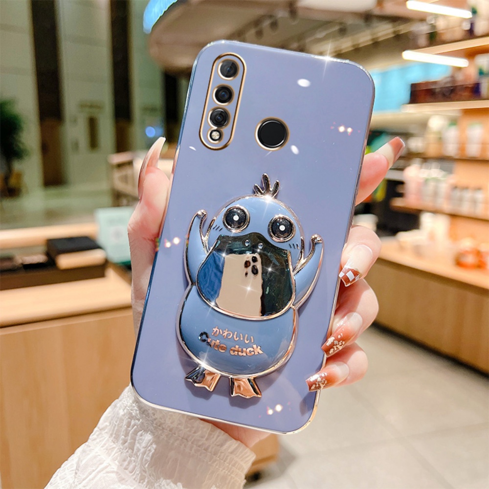 Soft Case Silikon Desain Bebek Untuk Huawei Y6P 2020 Y7A Nova 5T 8i 7i 7SE 3i Y9S Y7 Pro Y9 Prime 2019