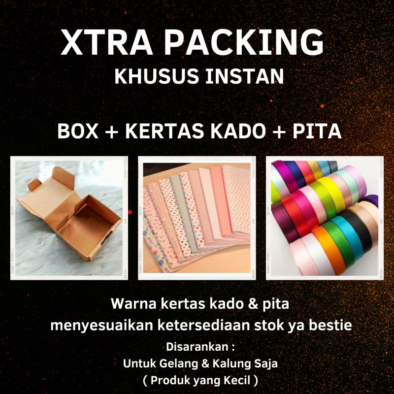 XTRA PACKING KHUSUS INSTAN / Packing Gift by Craftdewata / Kotak Kado / Packing Aman / Kertas Kado / Packing Kado / Oleh Oleh Bali Murah