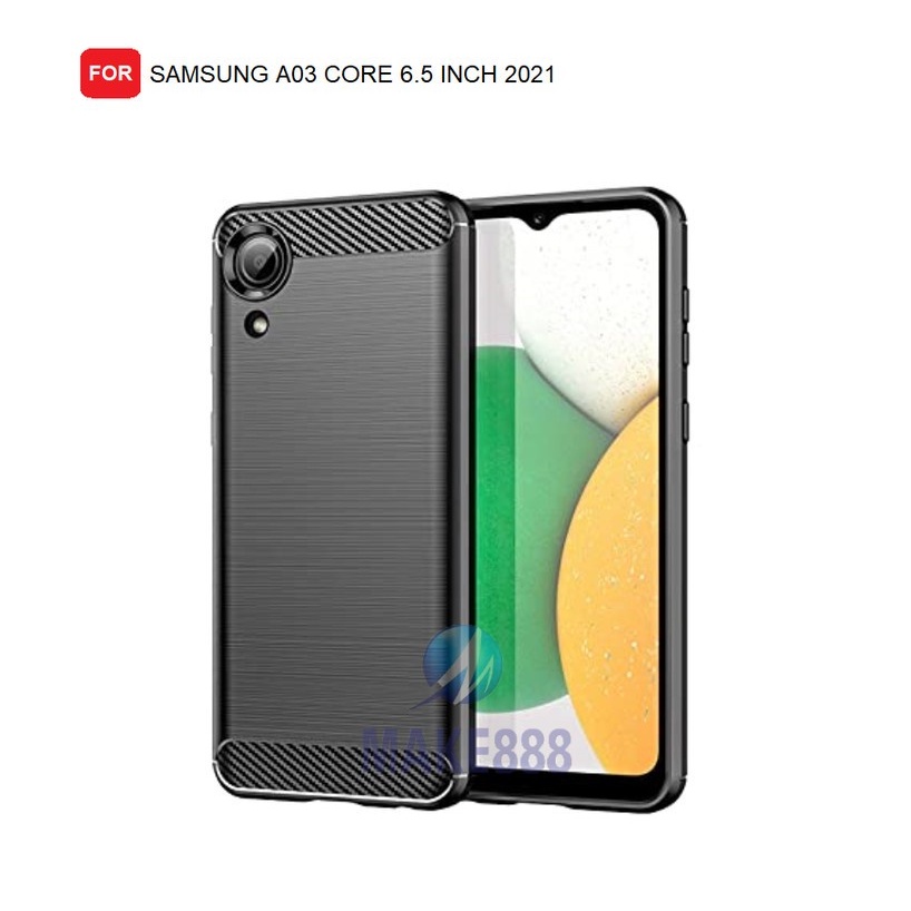 CASE SLIM FIT CARBON IPAKY SAMSUNG A03 CORE SOFTCASE - GA