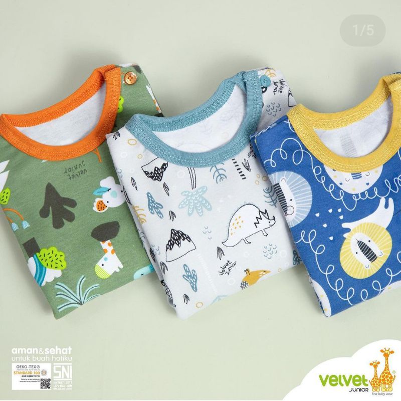 Velvet Junior Panjang-Panjang Motif Baru