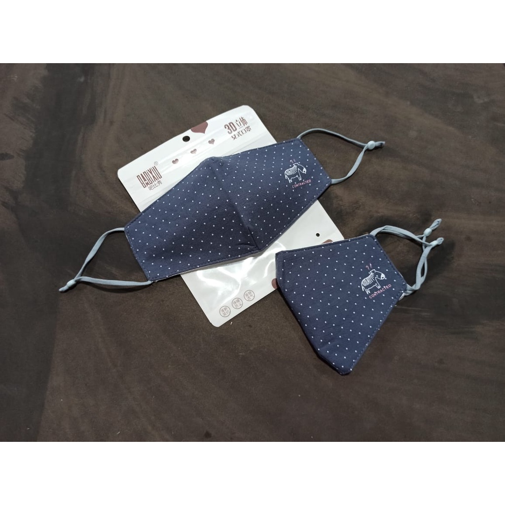 Masker Motif 3PLY Super High Quality Contracted adjustable Fashion Mask